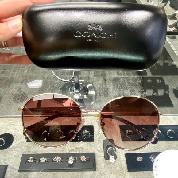 COACH Round Oversized 56MM Round Sunglasses - Picture 7 of 15